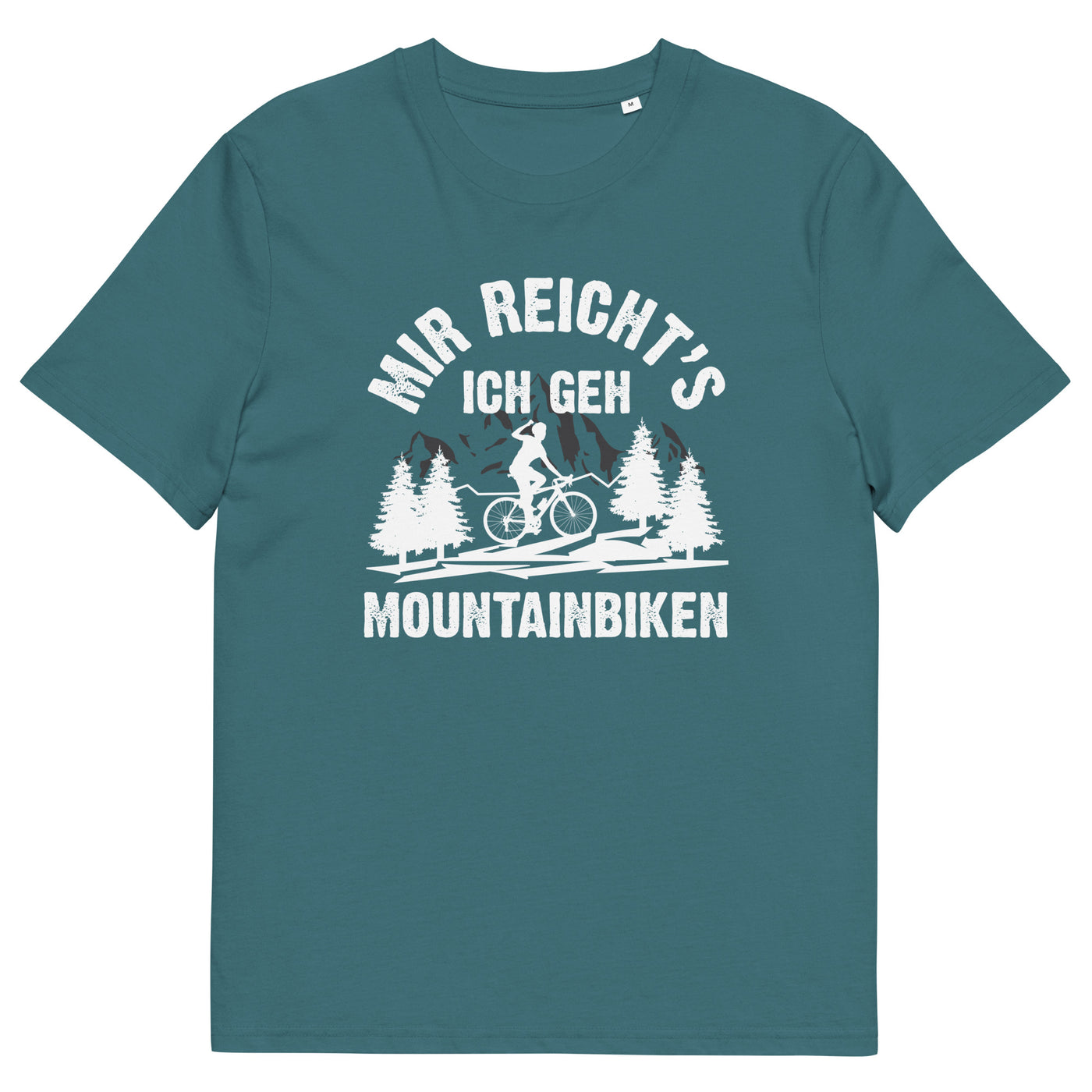 Mir reicht's ich geh mountainbiken - (M) - Herren Premium Organic T-Shirt xxx yyy zzz Stargazer