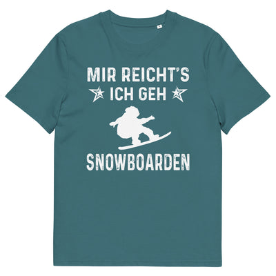 Mir Reicht's Ich Gen Snowboarden - Herren Premium Organic T-Shirt snowboarden xxx yyy zzz Stargazer