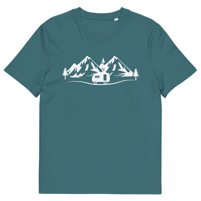 Berge - Camping Caravan - (11) - Herren Premium Organic T-Shirt camping xxx yyy zzz Stargazer