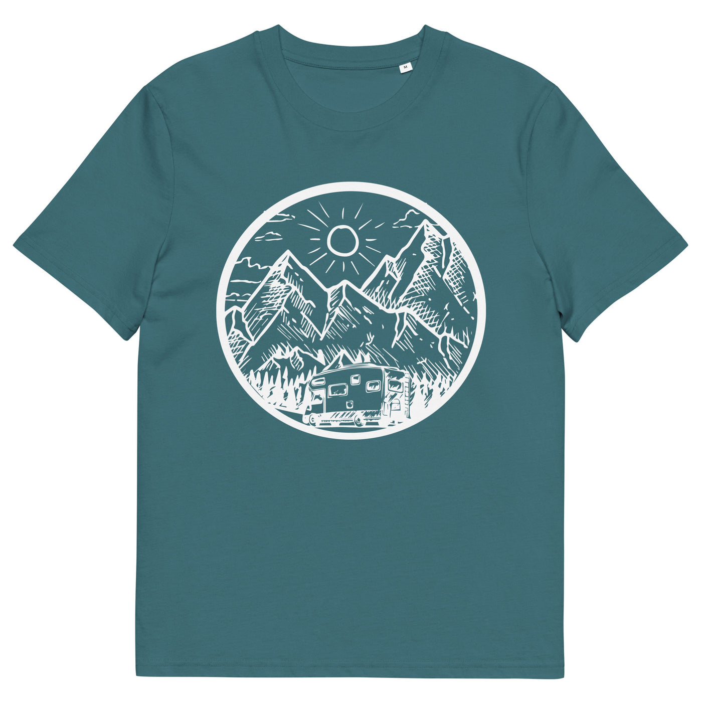 Berge - Camping Van - (12) - Herren Premium Organic T-Shirt camping xxx yyy zzz Stargazer