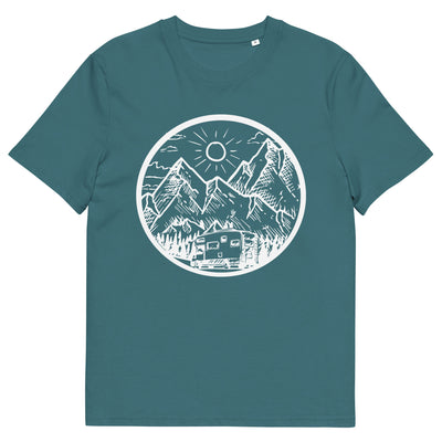 Berge - Camping Van - (12) - Herren Premium Organic T-Shirt camping xxx yyy zzz Stargazer