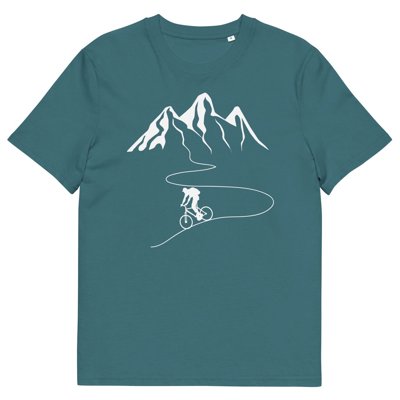 Berge - Kurve Linie - Radfahren - Herren Premium Organic T-Shirt fahrrad xxx yyy zzz Stargazer