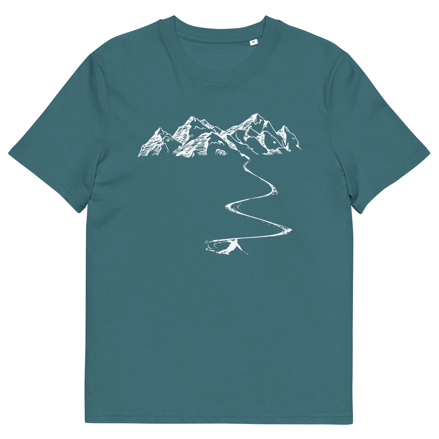 Berge - Kurve Linie - Skifahren - Herren Premium Organic T-Shirt klettern ski xxx yyy zzz Stargazer
