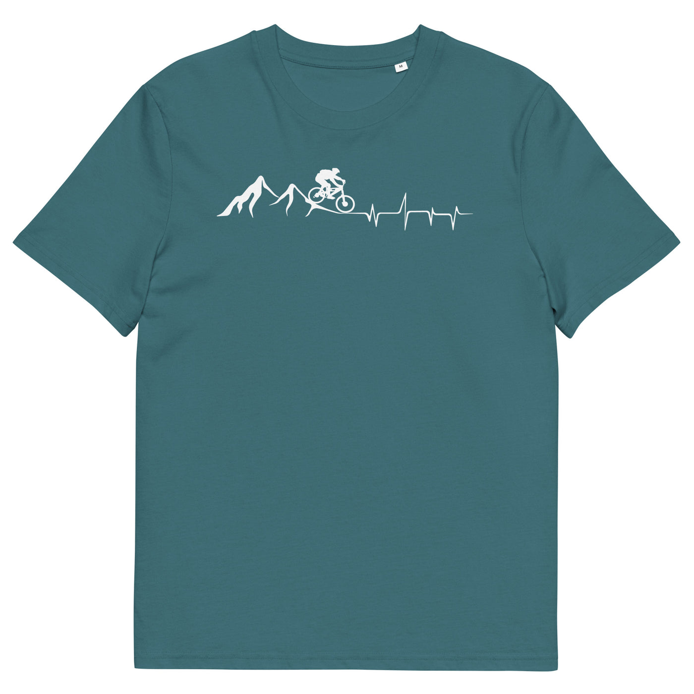 Berge - Herzschlag - Mountainbiking - (M) - Herren Premium Organic T-Shirt xxx yyy zzz Stargazer