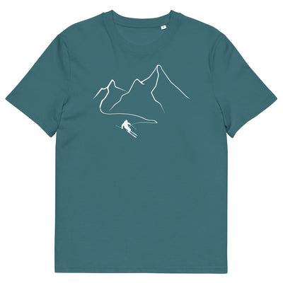 Berge - Skifahren - (32) - Herren Premium Organic T-Shirt klettern ski xxx yyy zzz Stargazer