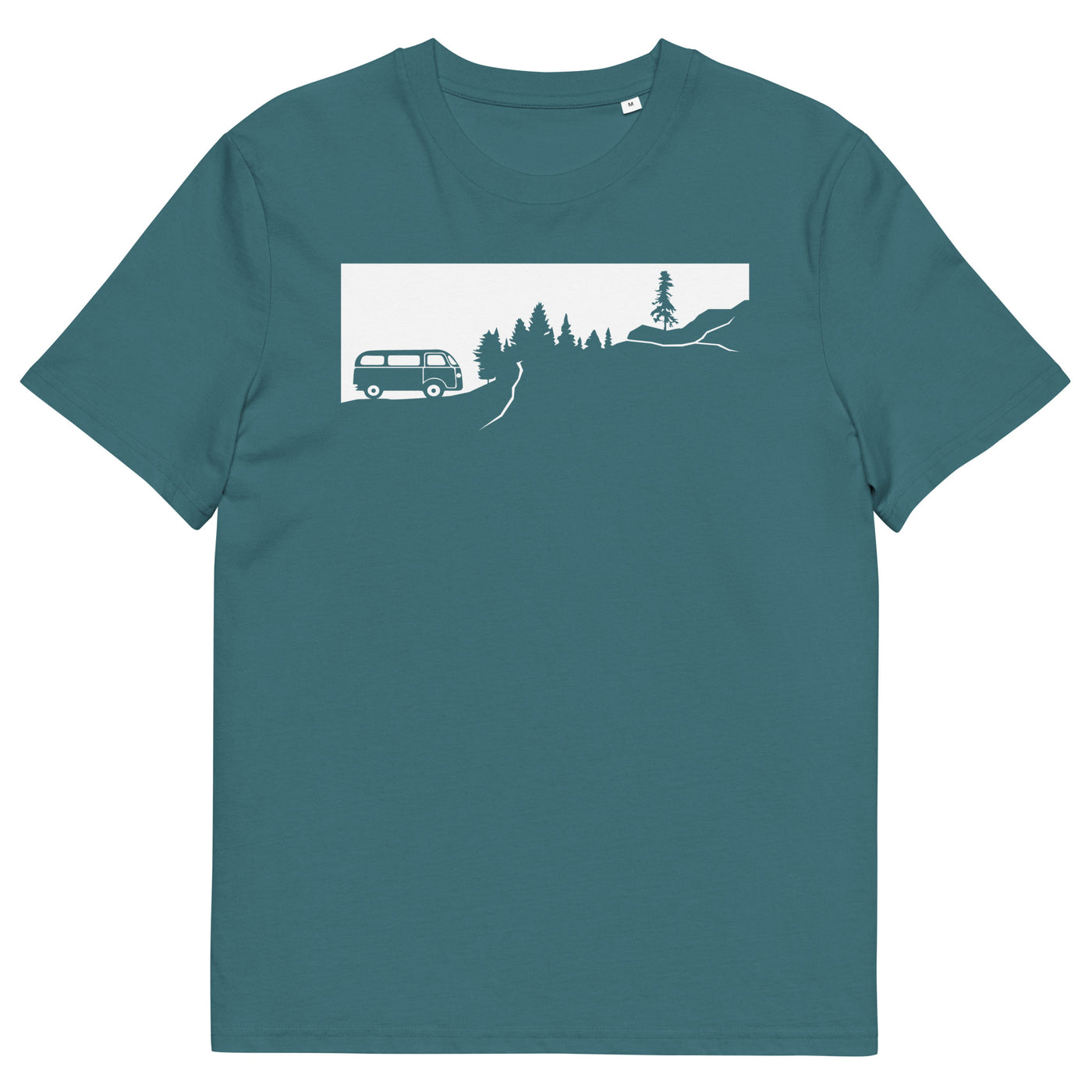 Berge - Bäume - Camping Van - Herren Premium Organic T-Shirt camping xxx yyy zzz Stargazer