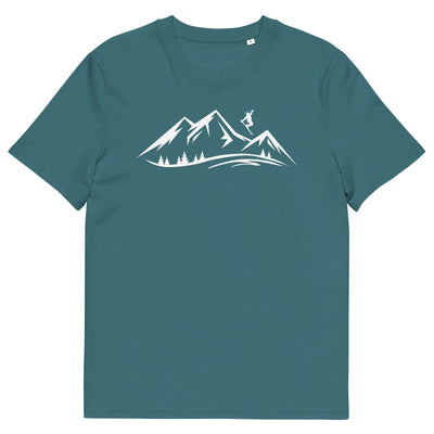Berge und Skifahren - Herren Premium Organic T-Shirt klettern ski xxx yyy zzz Stargazer