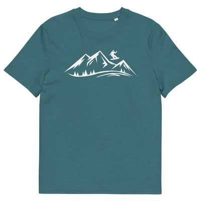 Berge und Snowboarding - Herren Premium Organic T-Shirt snowboarden xxx yyy zzz Stargazer