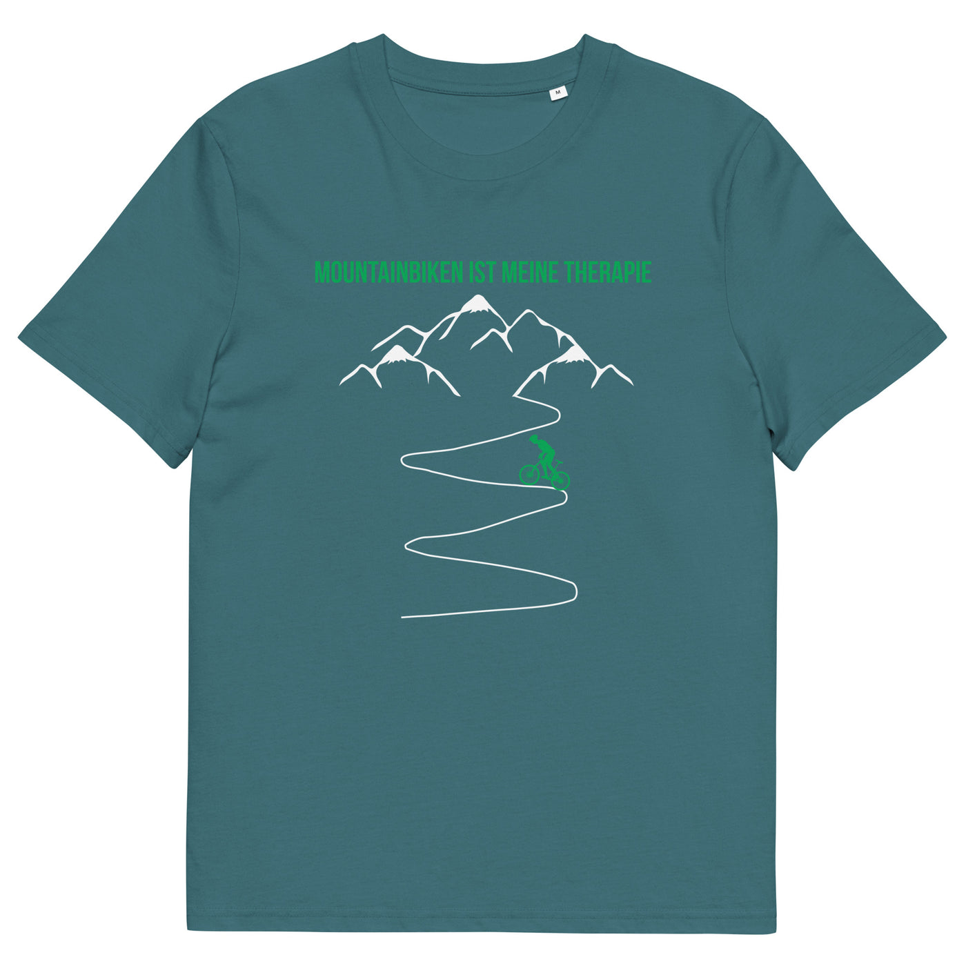 Mountainbiken ist meine Therapie - (M) - Herren Premium Organic T-Shirt xxx yyy zzz Stargazer