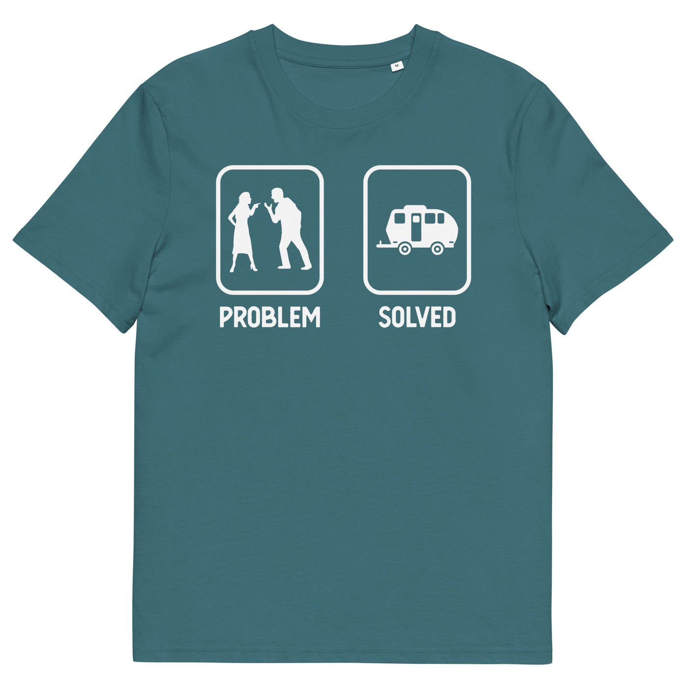 Problem Solved - Camping Caravan - Herren Premium Organic T-Shirt camping xxx yyy zzz Stargazer