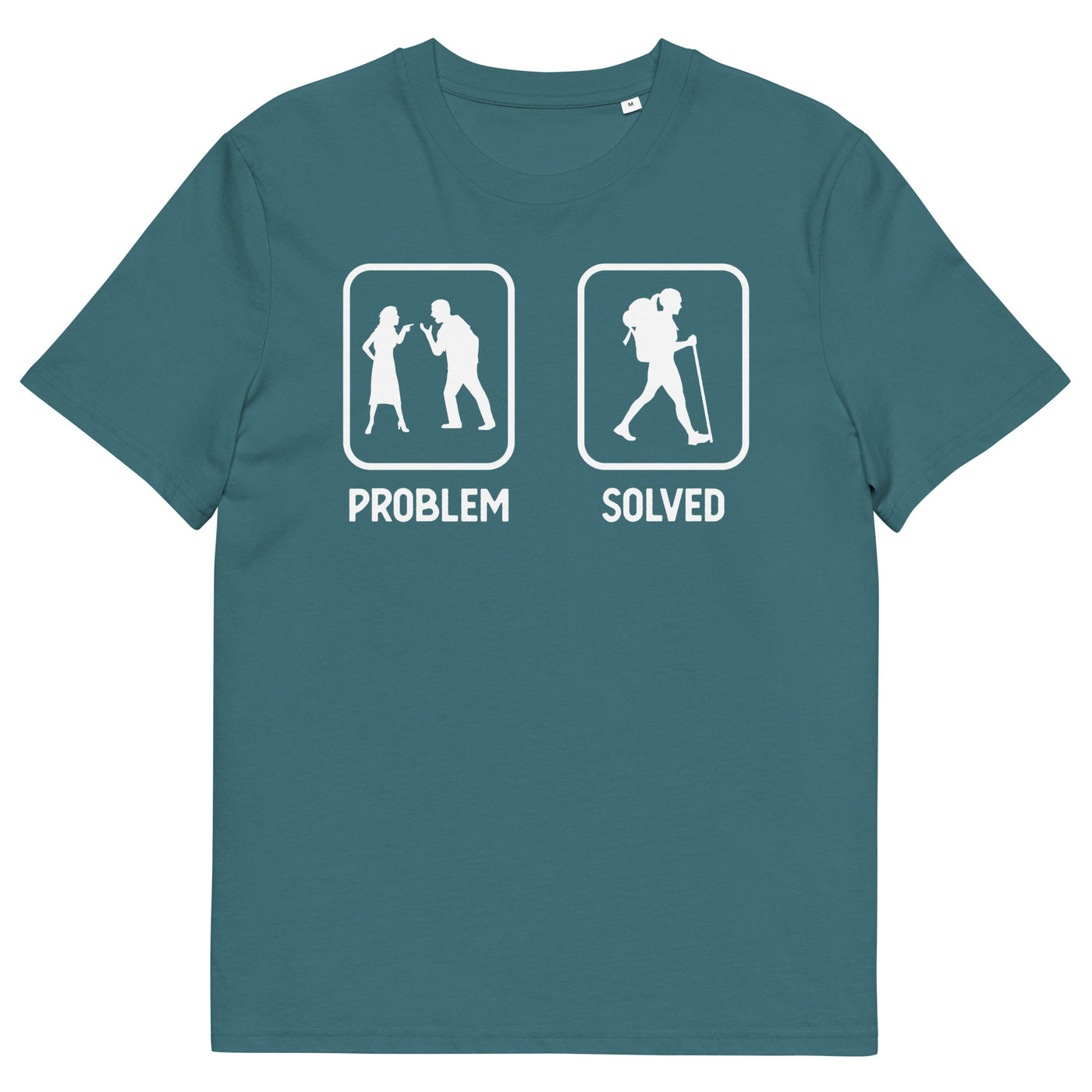 Problem Solved - Frau Wandern - Herren Premium Organic T-Shirt wandern xxx yyy zzz Stargazer