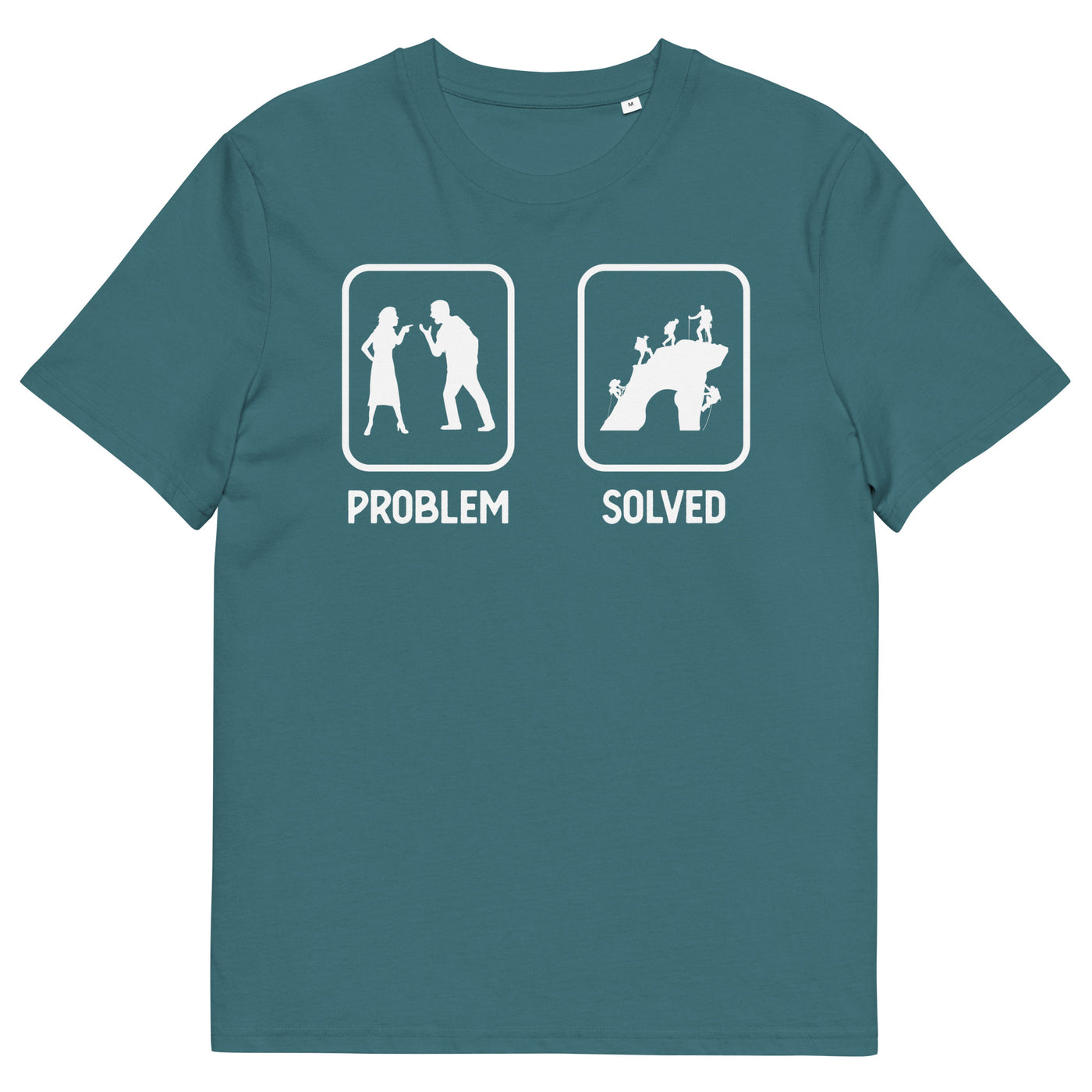 Problem Solved - Mann Klettern - Herren Premium Organic T-Shirt klettern xxx yyy zzz Stargazer