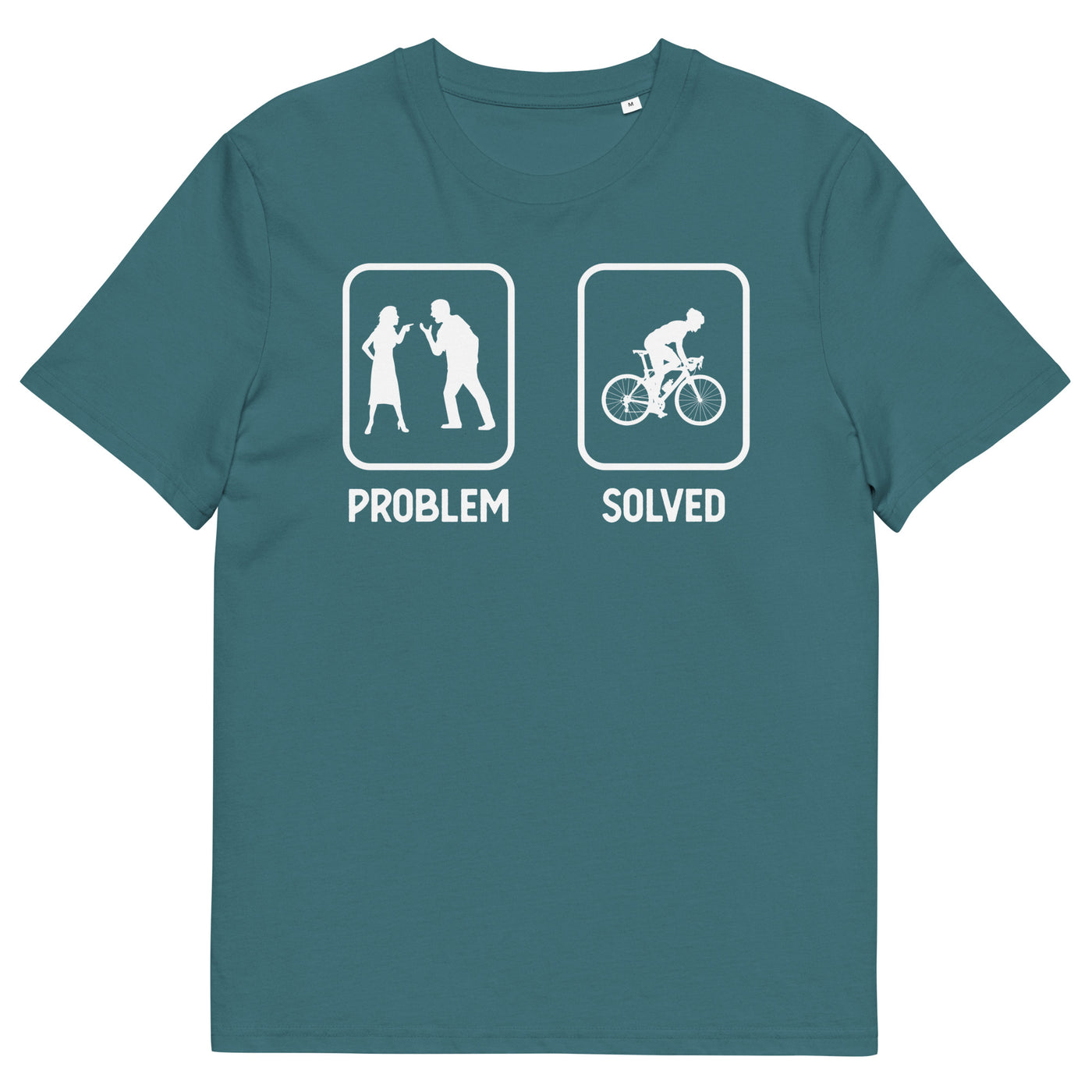 Problem Solved - Mann Radfahren - Herren Premium Organic T-Shirt fahrrad xxx yyy zzz Stargazer
