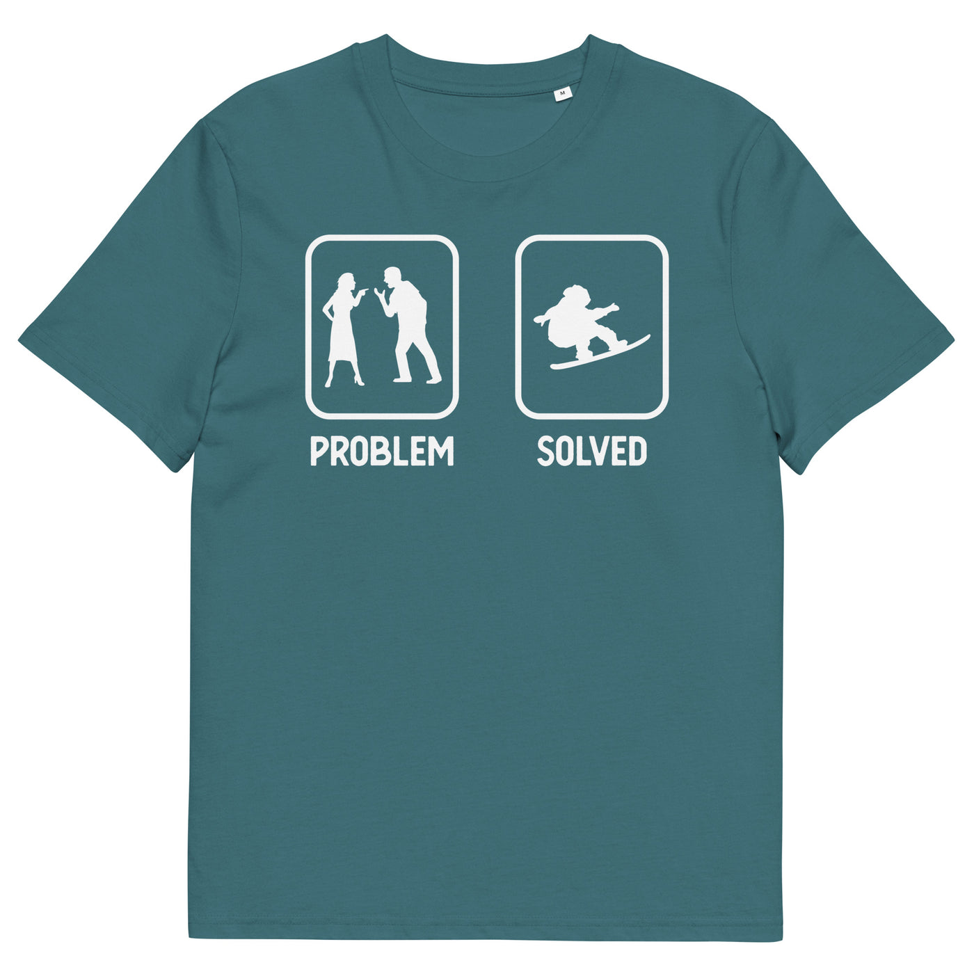 Problem Solved - Mann Snowboarding - Herren Premium Organic T-Shirt snowboarden xxx yyy zzz Stargazer