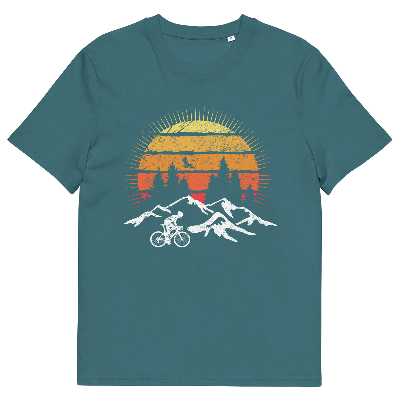 Radfahrer und Sonne Vintage - Herren Premium Organic T-Shirt fahrrad xxx yyy zzz Stargazer