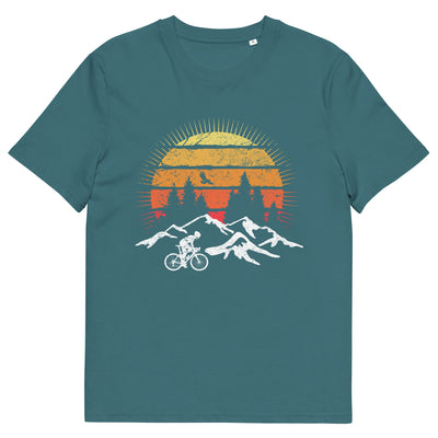 Radfahrer und Sonne Vintage - Herren Premium Organic T-Shirt fahrrad xxx yyy zzz Stargazer