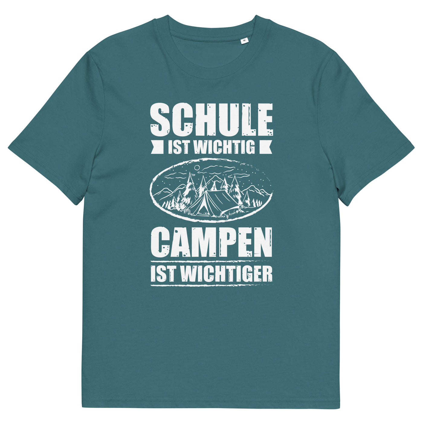 Schule Ist Wichtig Campen Ist Wichtiger - Herren Premium Organic T-Shirt camping xxx yyy zzz Stargazer