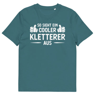 So Sieht Ein Cooler Kletterer Aus - Herren Premium Organic T-Shirt klettern xxx yyy zzz Stargazer