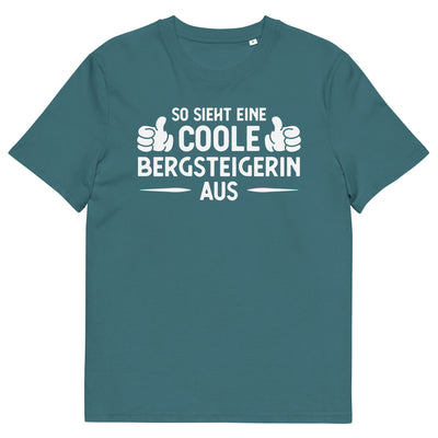 So Sieht Eine Coole Bergsteigerin Aus - - Herren Premium Organic T-Shirt berge xxx yyy zzz Stargazer