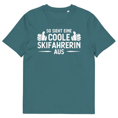 So Sieht Eine Coole Skifahrerin Aus - Herren Premium Organic T-Shirt klettern ski xxx yyy zzz Stargazer