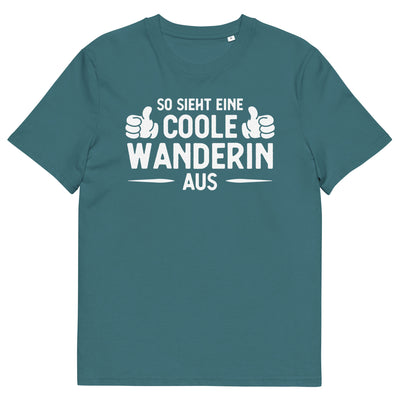 So Sieht Eine Coole Wanderin Aus - Herren Premium Organic T-Shirt wandern xxx yyy zzz Stargazer