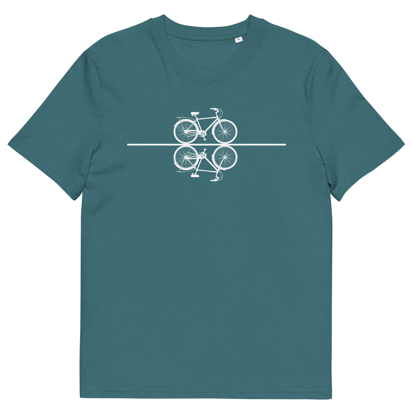 Gerade_Linie_-_Radfahren_-_(F) - Herren Premium Organic T-Shirt fahrrad xxx yyy zzz Stargazer