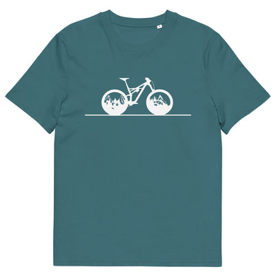 Gerade_Linie_-_Berge_-_Radfahren_-_(F)_(2) - Herren Premium Organic T-Shirt xxx yyy zzz Stargazer