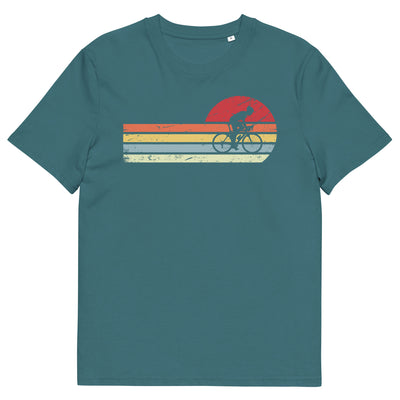 Sonne und Retro Linies - Man Radfahren - Herren Premium Organic T-Shirt fahrrad xxx yyy zzz Stargazer