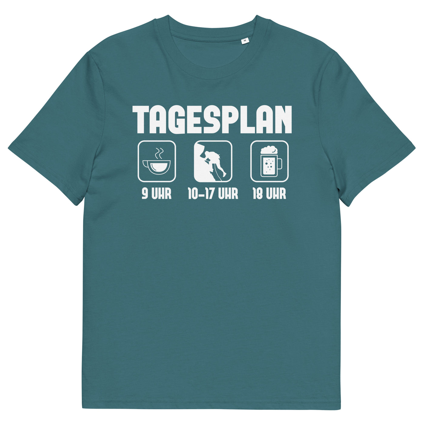 Tagesplan - (K) - Herren Premium Organic T-Shirt klettern xxx yyy zzz Stargazer