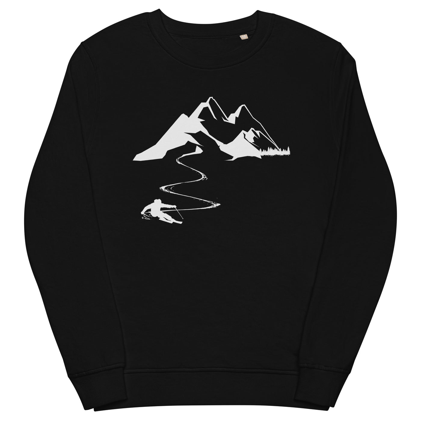 Skisüchtig - Unisex Premium Organic Sweatshirt ski Schwarz