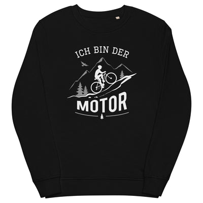 Ich bin der Motor - Unisex Premium Organic Sweatshirt mountainbike Schwarz