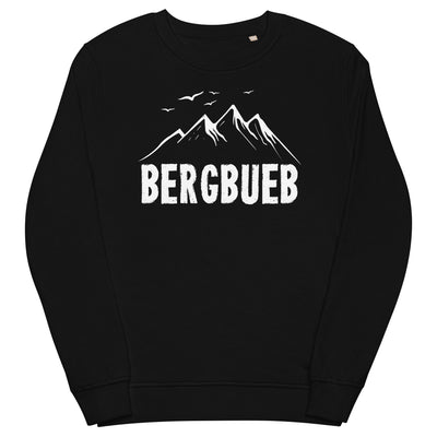 Bergbueb - Unisex Premium Organic Sweatshirt berge Schwarz