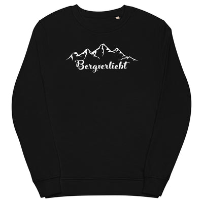 Bergverliebt (13) - Unisex Premium Organic Sweatshirt berge Schwarz