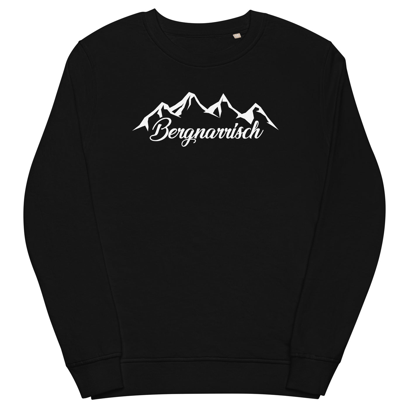 Bergnarrisch - Unisex Premium Organic Sweatshirt berge Schwarz