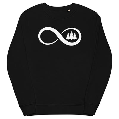 Infinity and Tree - Unisex Premium Organic Sweatshirt camping xxx yyy zzz Black