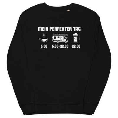 Mein Perfekter Tag - Unisex Premium Organic Sweatshirt camping xxx yyy zzz Black