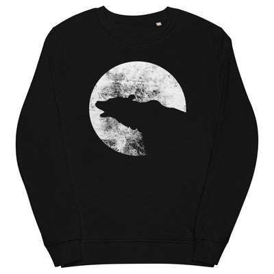 Moon - Bear - Unisex Premium Organic Sweatshirt camping xxx yyy zzz Black