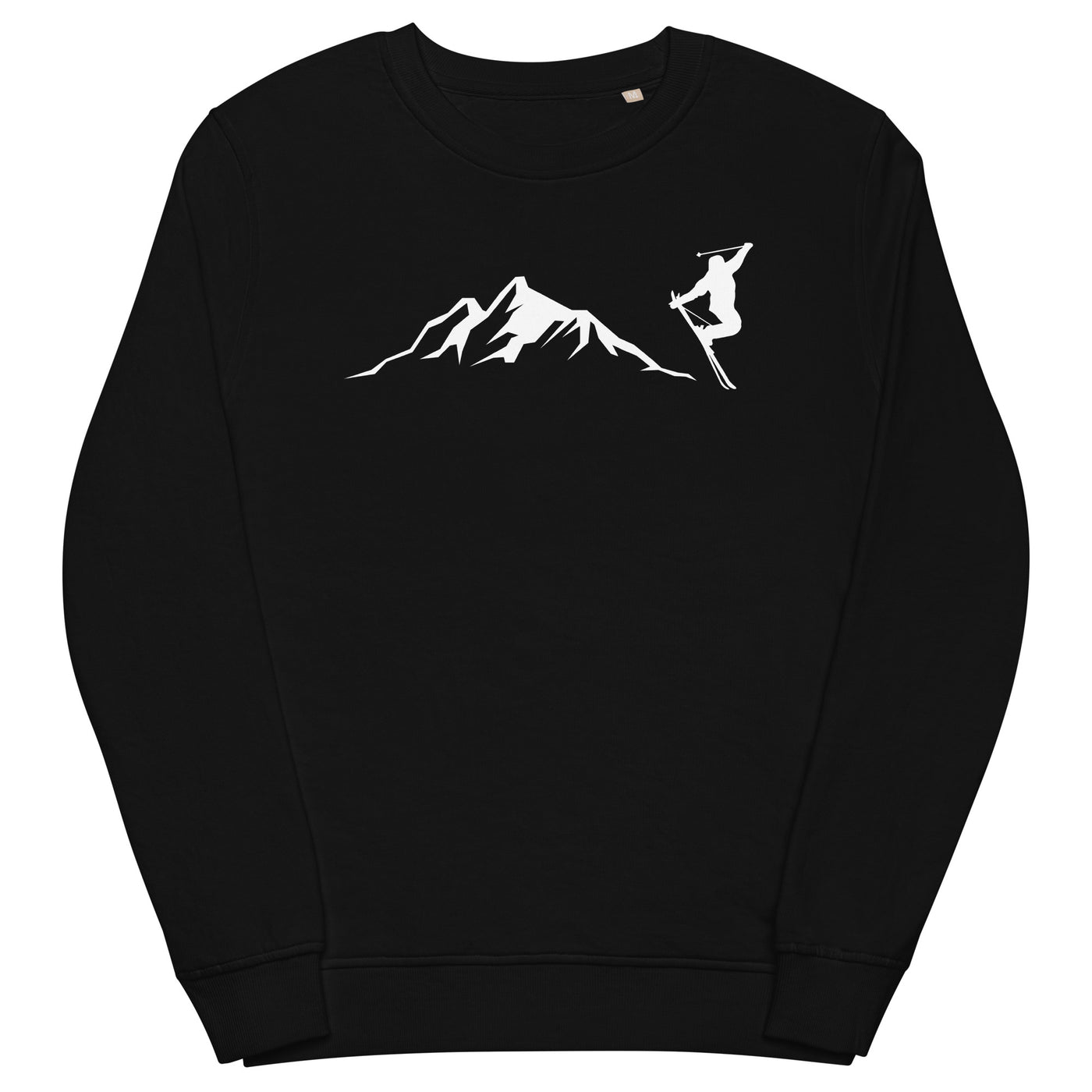Berge - Skifahren - (14) - Unisex Premium Organic Sweatshirt klettern ski xxx yyy zzz Black