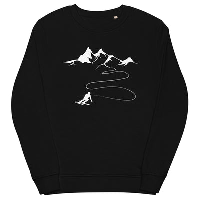 Berge - Skifahren - Unisex Premium Organic Sweatshirt klettern ski xxx yyy zzz Black