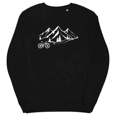 Berge 1 und Fahrrad - Unisex Premium Organic Sweatshirt fahrrad xxx yyy zzz Black