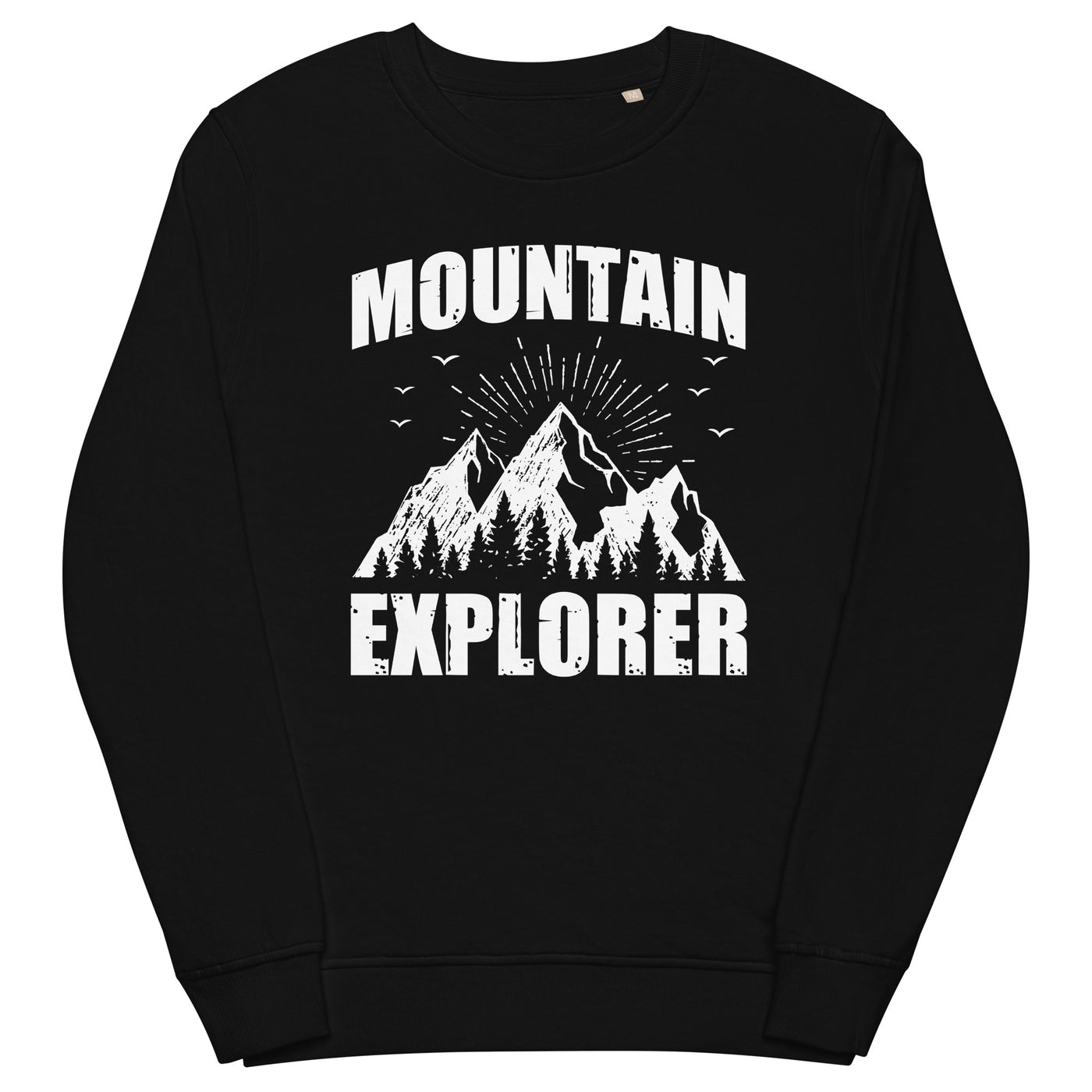 Berge Explorer - Unisex Premium Organic Sweatshirt berge xxx yyy zzz Black