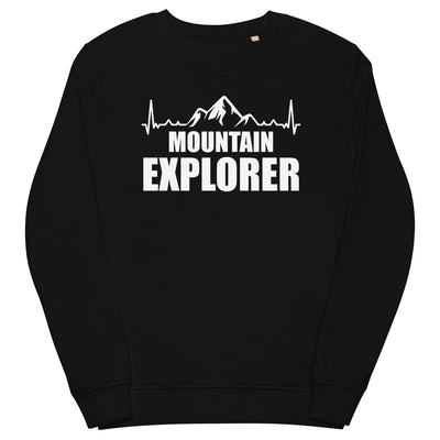 Berge Explorer 1 - Unisex Premium Organic Sweatshirt berge xxx yyy zzz Black