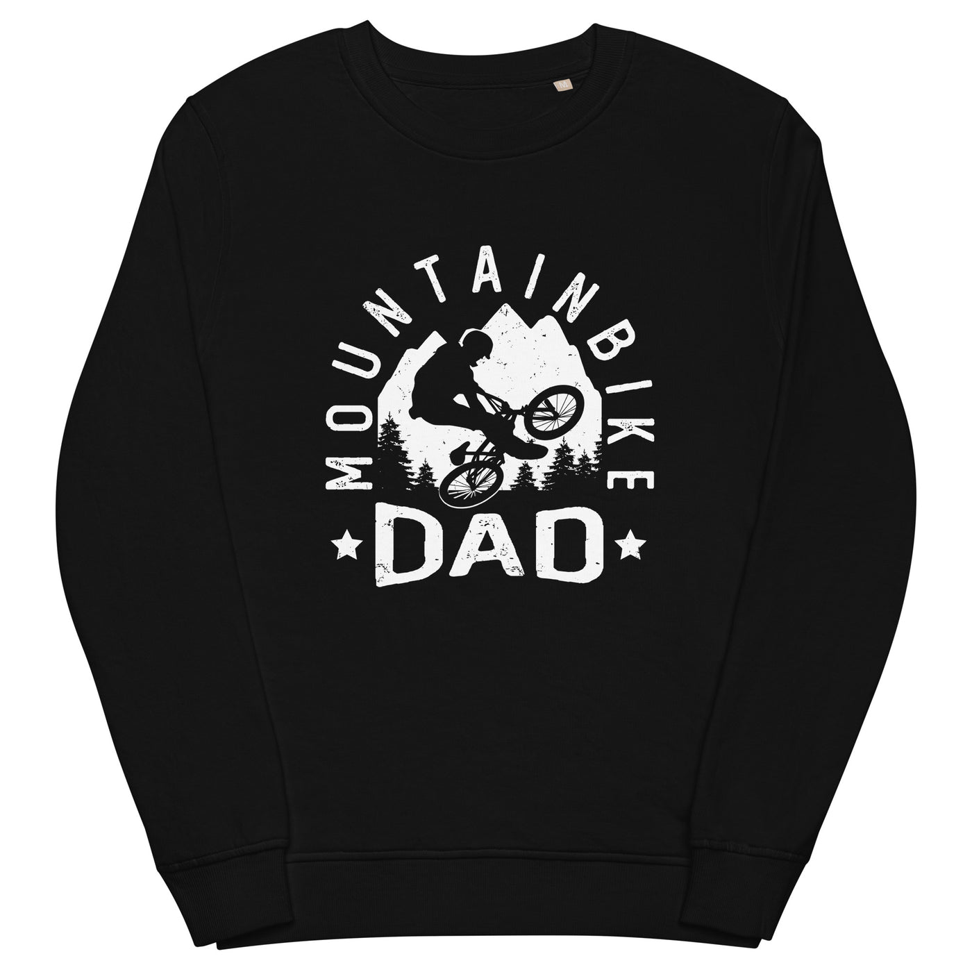 Mountainbike Dad - (M) - Unisex Premium Organic Sweatshirt xxx yyy zzz Black
