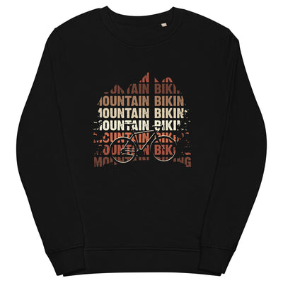 Mountainbiking - (M) - Unisex Premium Organic Sweatshirt xxx yyy zzz Black