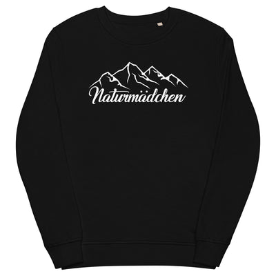 Naturmadchen - Unisex Premium Organic Sweatshirt berge xxx yyy zzz Black