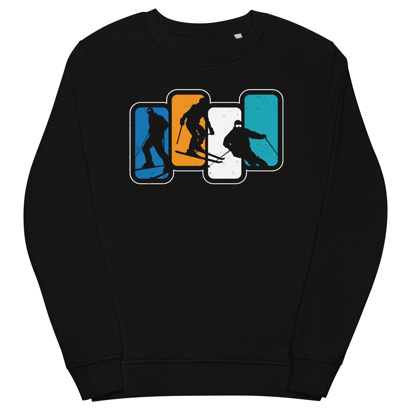 Skier Vintage - (S.K) - Unisex Premium Organic Sweatshirt klettern xxx yyy zzz Black