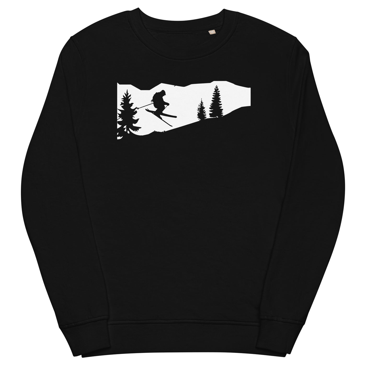 Skifahren - (51) - Unisex Premium Organic Sweatshirt klettern ski xxx yyy zzz Black