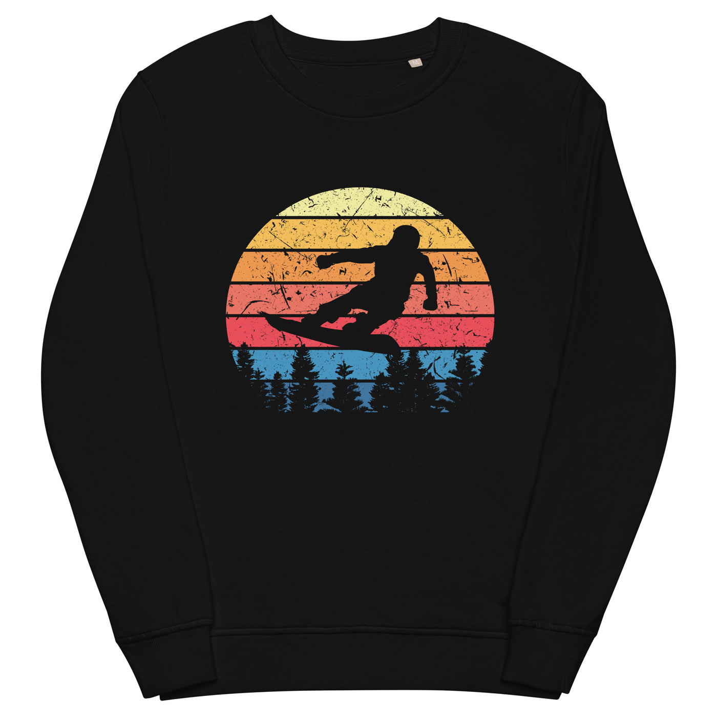 Snowboard Vintage - Unisex Premium Organic Sweatshirt snowboarden xxx yyy zzz Black