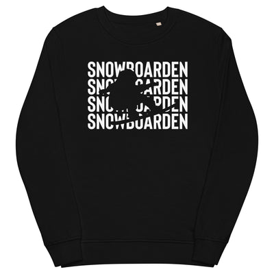 Snowboarden - Unisex Premium Organic Sweatshirt snowboarden xxx yyy zzz Black