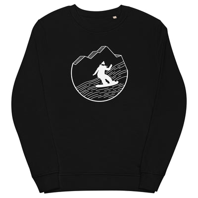 Snowboarding - (15) - Unisex Premium Organic Sweatshirt snowboarden xxx yyy zzz Black